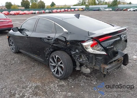 2017 Honda Civic Si z USA, uszkodzony, nr VIN 2HGFC1E57HH702546